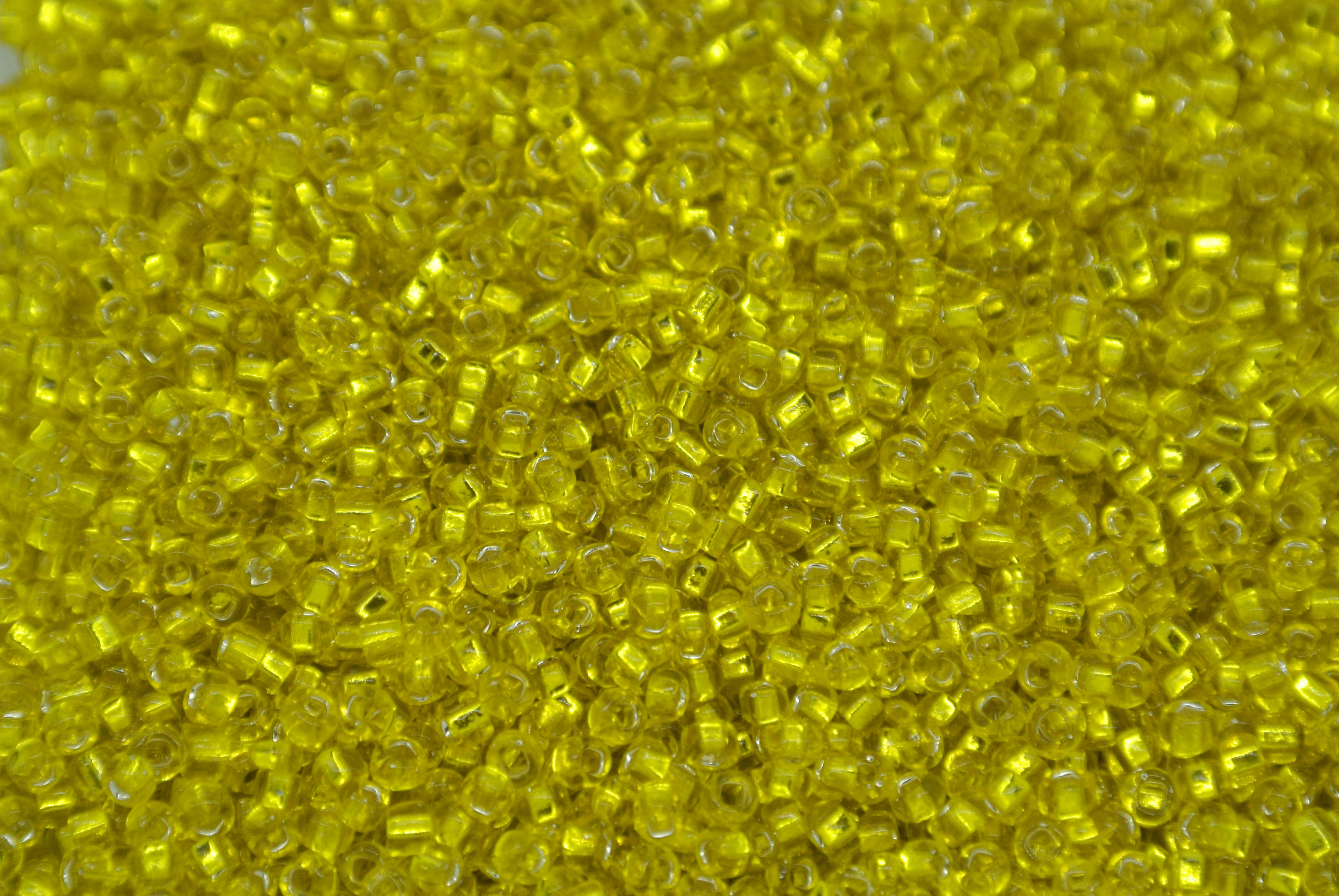 Seed Beads -11/0 size #32 Metal Yellow 1Pound